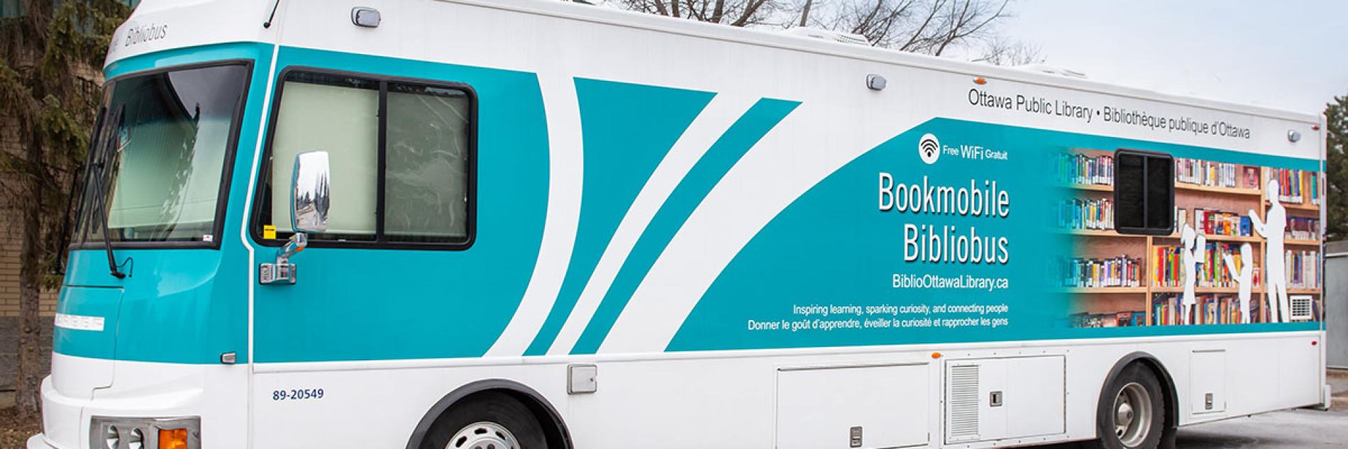 OPL Bookmobile in profile